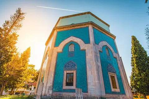 Yeşil Camii ve Yeşil Türbe görünümü