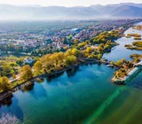 İznik Gölü ve Tarihi Kenti görünümü